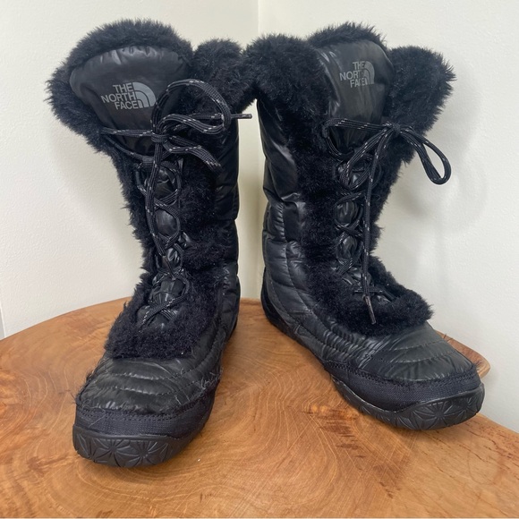 The north face black winter snow boots 6.5 - Picture 2 of 16